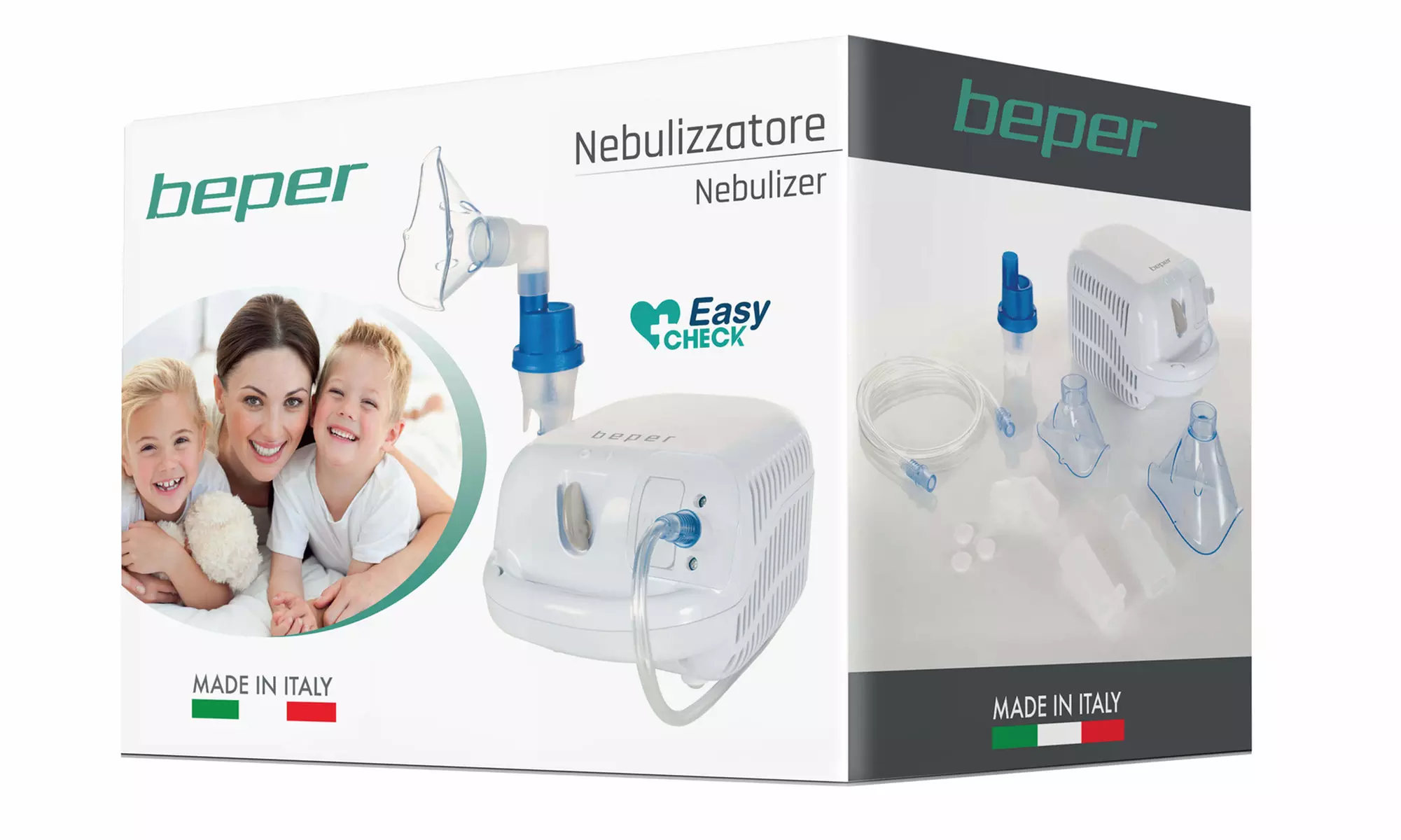 Inhalateur avec compresseur à piston 100W pour enfants et adultes, Beper, livraison offerte - Image 4