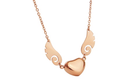 Pendente Wings of Love placcato oro rosa con confezione regalo