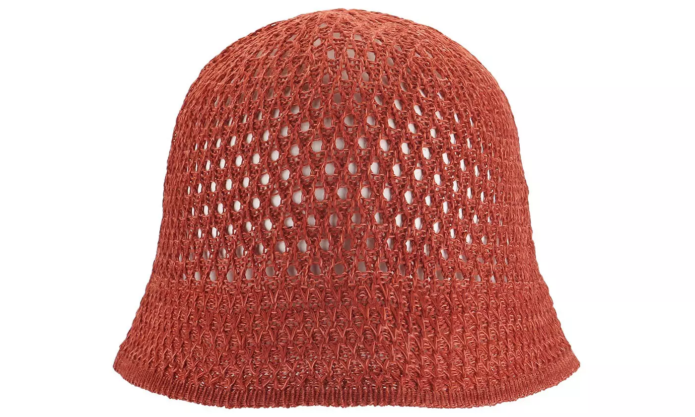 Women's Summer Knit Wide Brim Foldable Bucket Hat