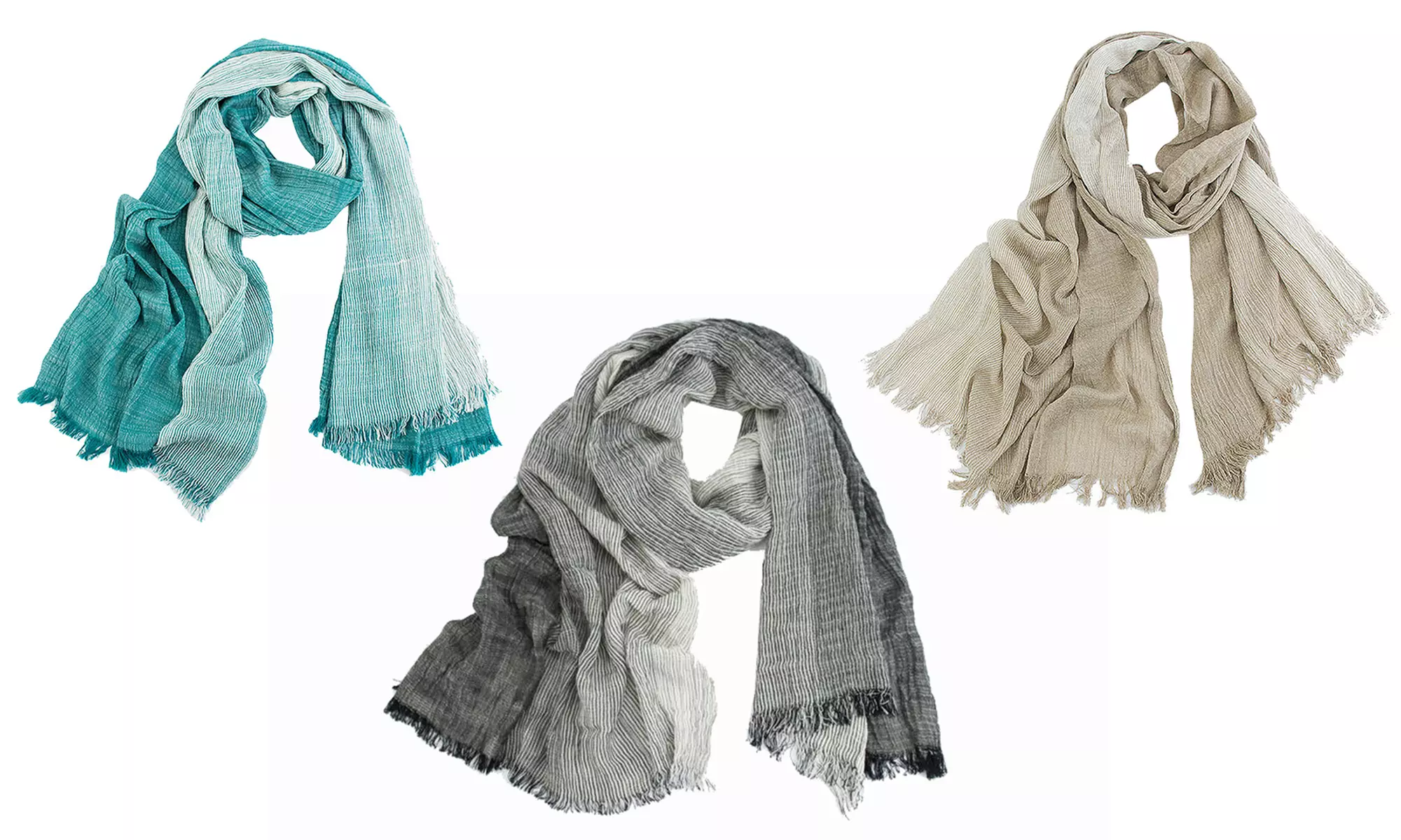 One, Two or Four Women's Cotton Scarves - Primary Image