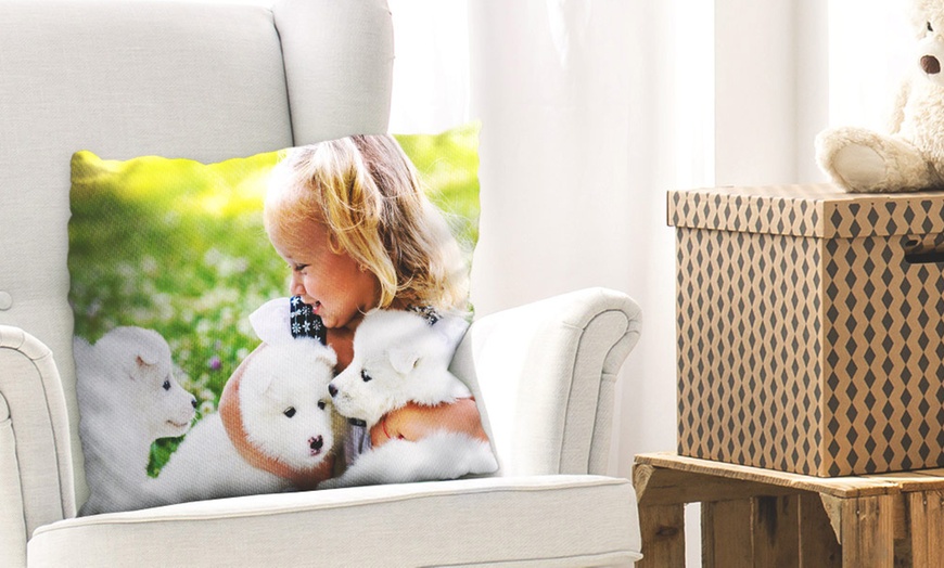 Image 2: Personalised Photo Cushion