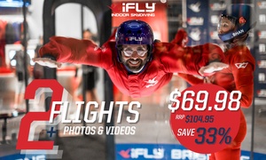 2-Flight Pkg with Photo & Video Bundle at iFLY Perth Indoor Skydiving