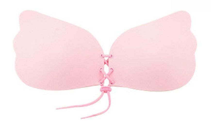 Image 4: Stick-On Push-Up Bra