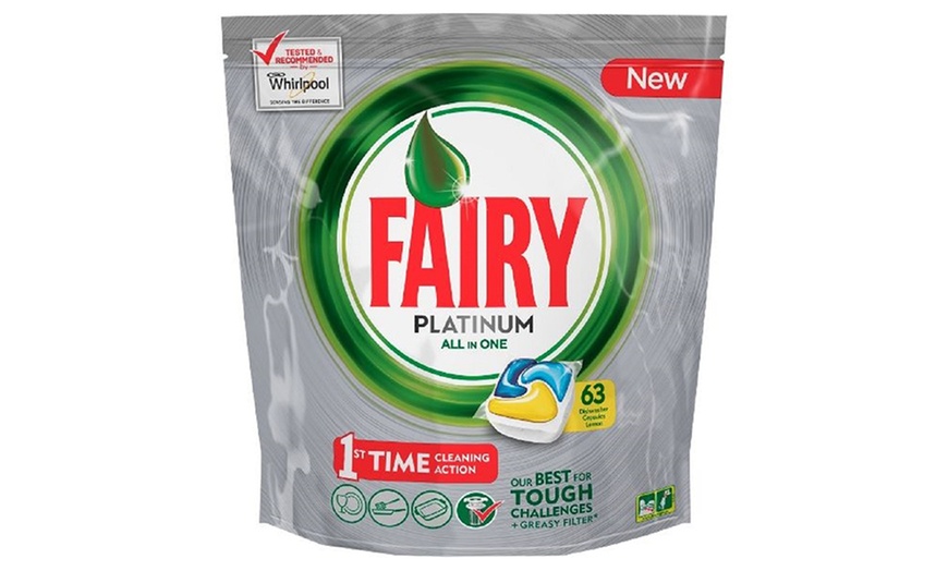 Image 2: 63 or 126 Fairy Dishwasher Tabs