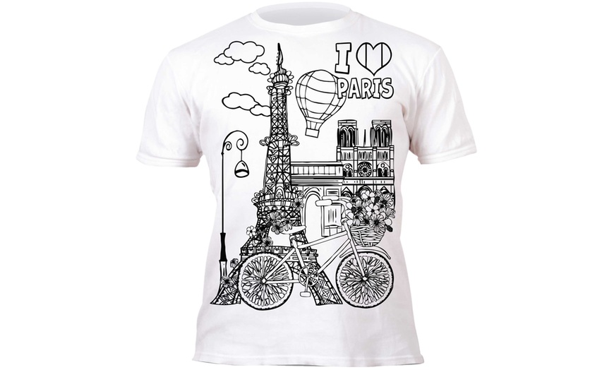 Image 6: Kids' Colour-In T-Shirt