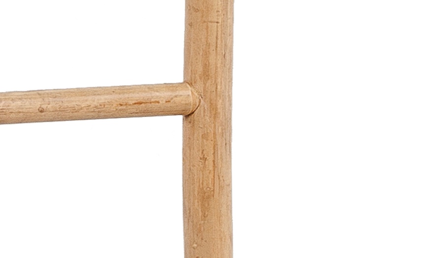 Image 3: Bamboo Towel Ladder