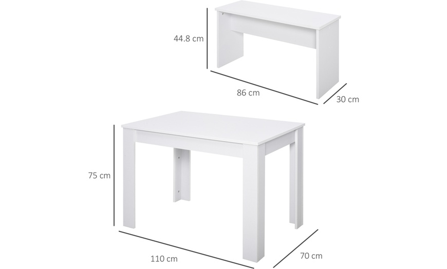 Image 29: HomCom Dining Table Variety