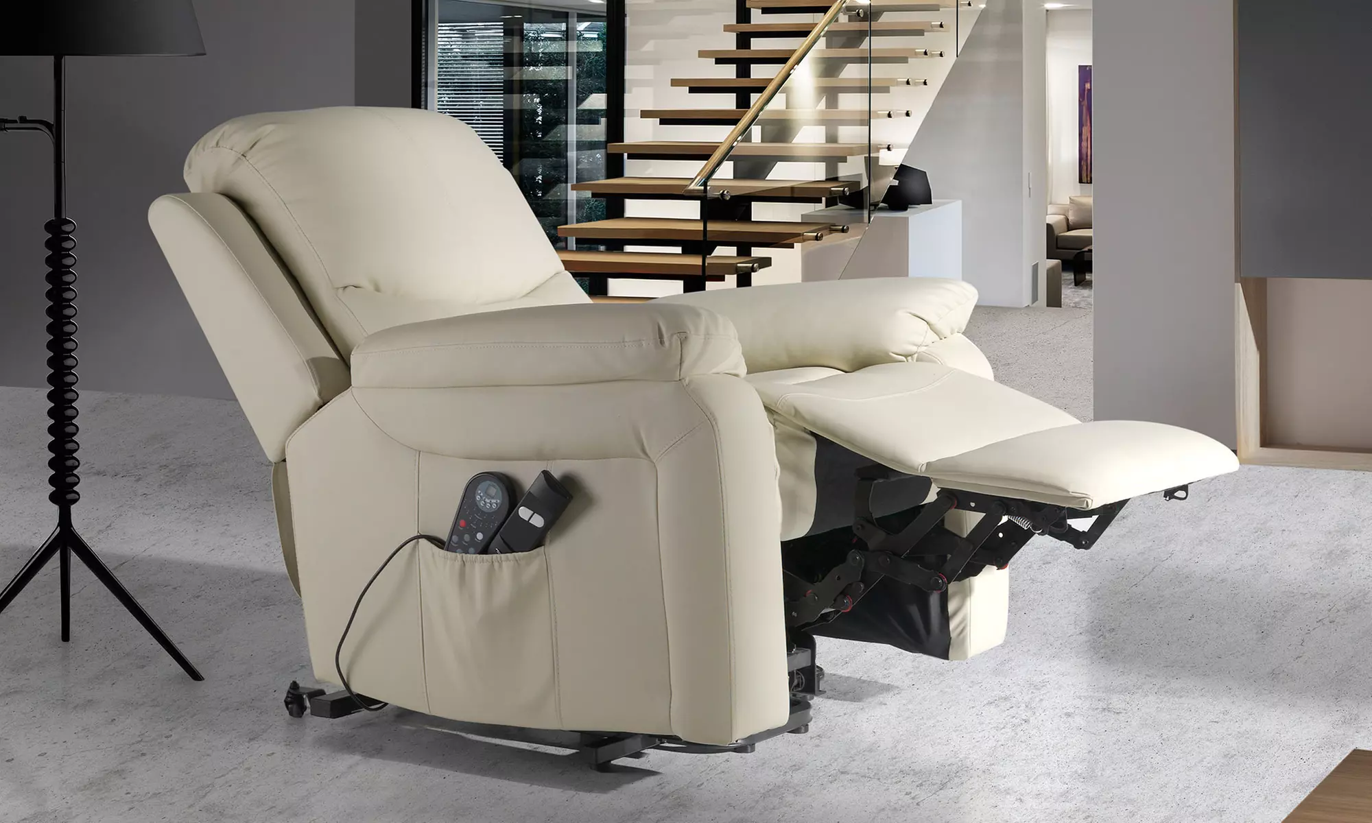 ECO-DE 4-Zonen-Massagesessel mit Heizung und optional Liftsystem - Primary Image