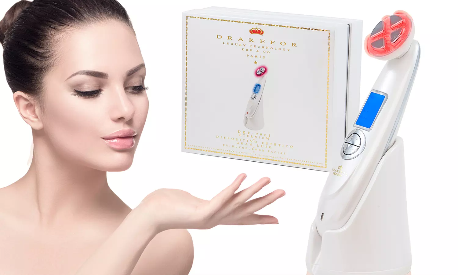 Gerät für die revitalisierende Gesichtsbehandlung Drakefor DKF-9901 Eternium - Primary Image
