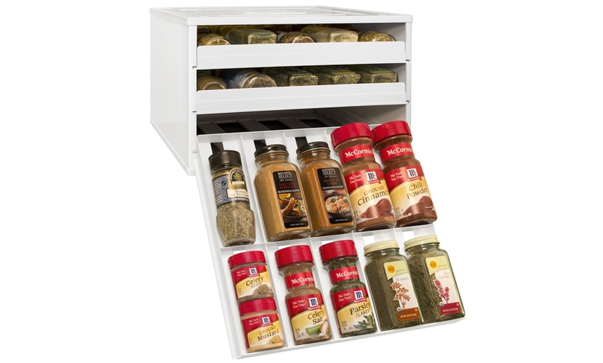 Image 3: YouCopia Spice Storage Stack