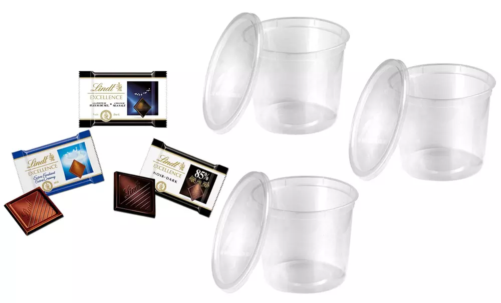 Boîte de 150 carrés de chocolats Lindt Excellence, 3 variétés - Image 6