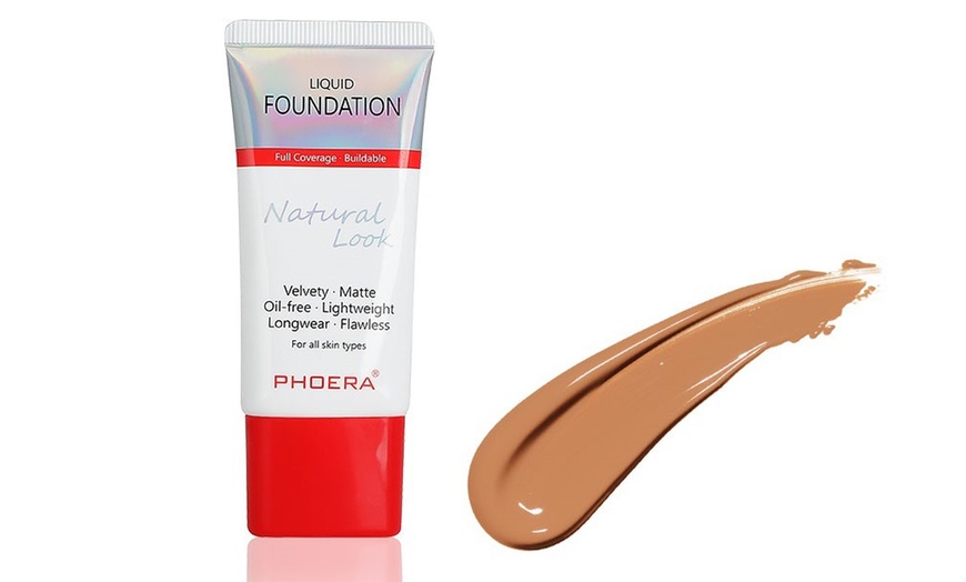 Image 11: Phoera Velvety Matte Lightweight Liquid Foundation