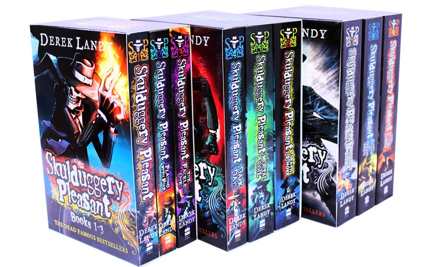 Image 1: Skulduggery Pleasant Nine Books