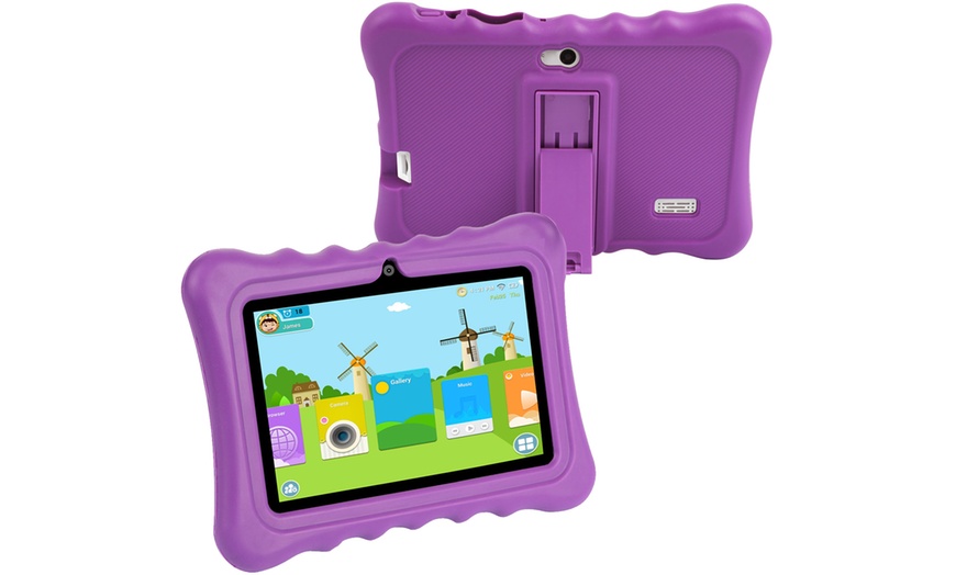 Image 16: 7'' 8GB Kids Tablet + Bumper Case