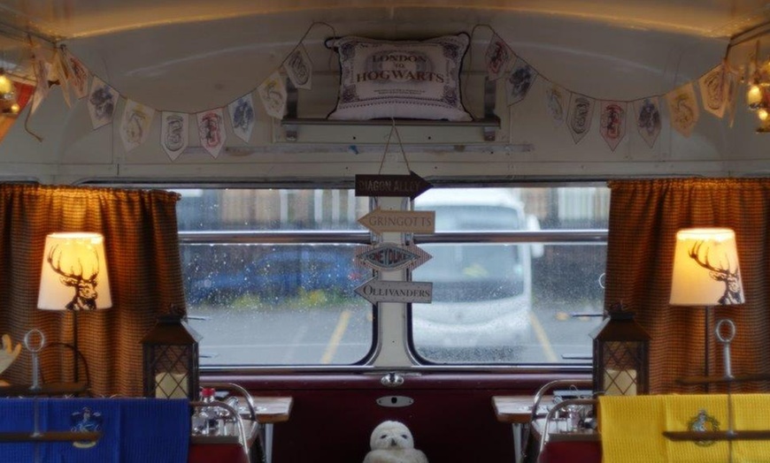 Image 4: Harry Potter Afternoon Tea Bus Tour with Red Bus Bistro