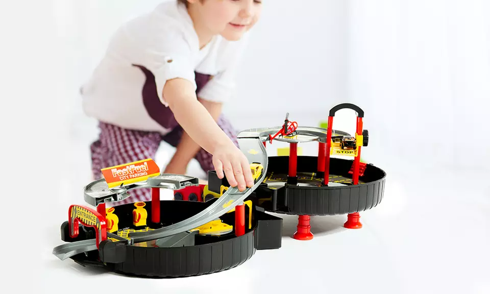 Circuit voiture de course avec mallette de transport - Primary Image