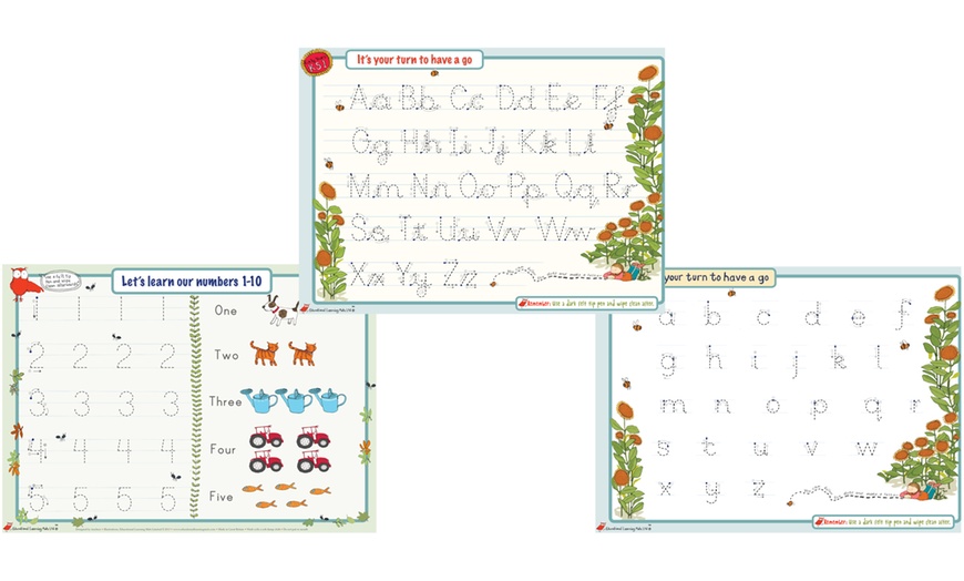 Image 1: Three Education Learning Mats 