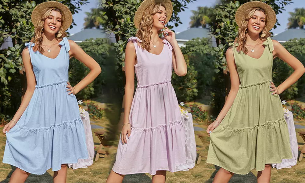 1 ou 2 robes d'été à col V - Primary Image