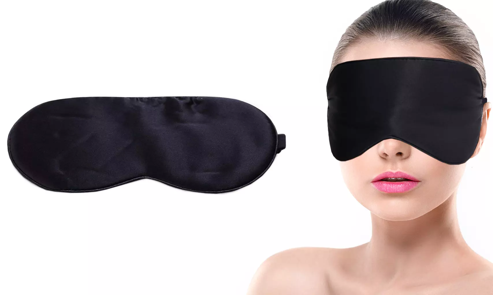 100% Natural Silk Sleep and Relaxation Eye Mask - Primary Image