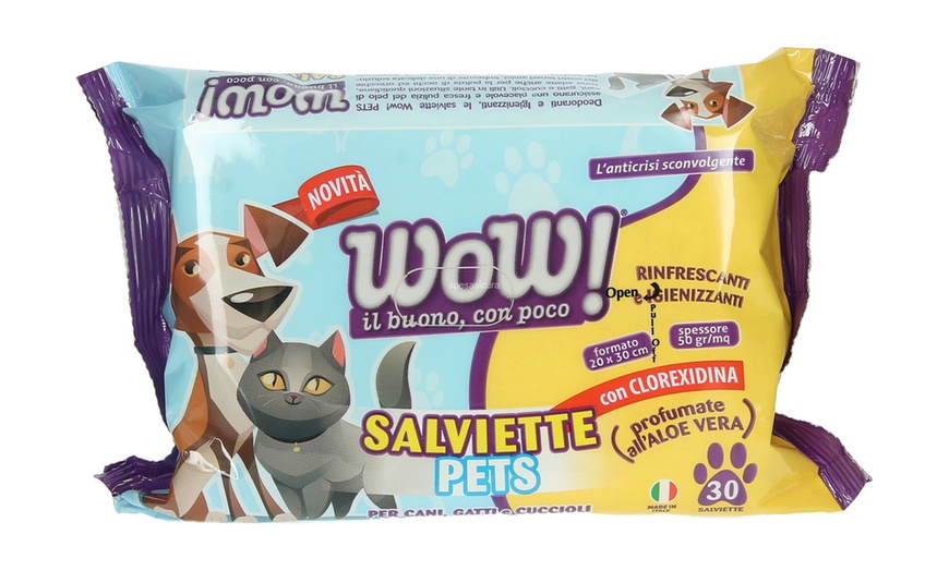 Image 1: 16 confezioni di salviette per animali domestici Wow