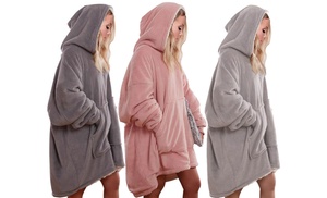 Reversible Giant Hoodie Blanket