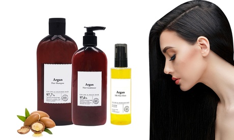 Pack de 3 soins à l'argan pour cheveux
