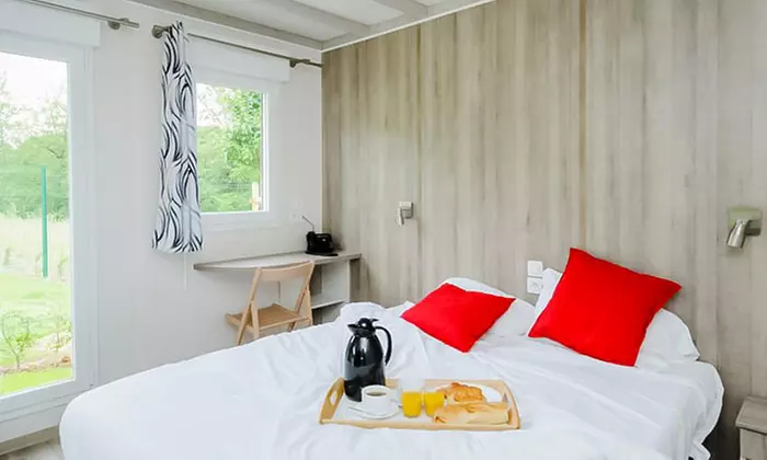 Picardie, Hirson : cottage 2 ou 3 chambres avec accès parc aquatique