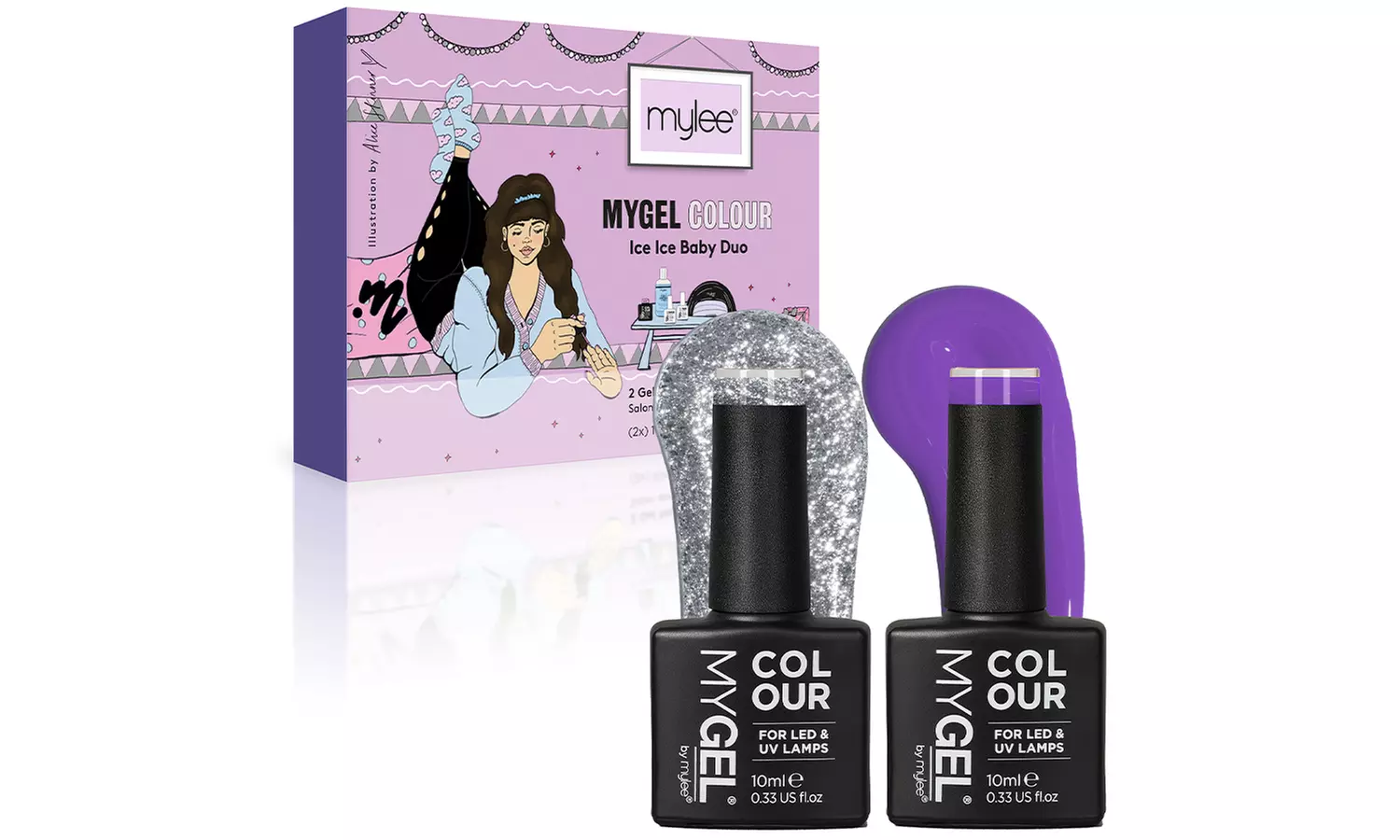Mylee MyGel Christmas Gel Nail Polish Gift Set - Image 3