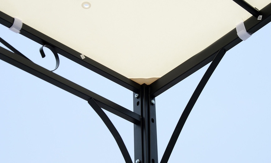 Image 7: Outsunny Wall-Mounted Canopy 