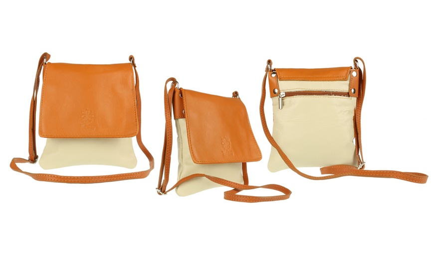 Image 21: Laura Leather Shoulder Bag