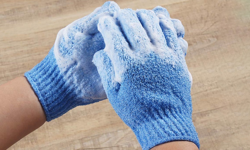 Image 4: Two or Four Body Exfoliating Gloves