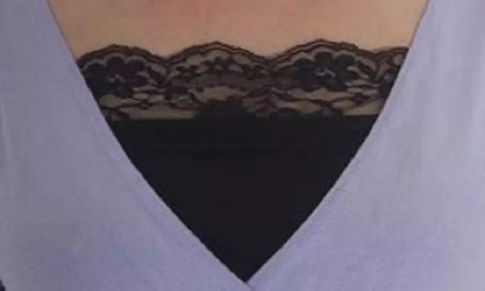 Lot de 3 caches décolleté en dentelle - Image 2