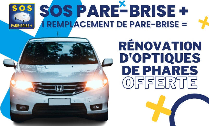 Rénovation d'optiques de phares avec SOS Pare-Brise +