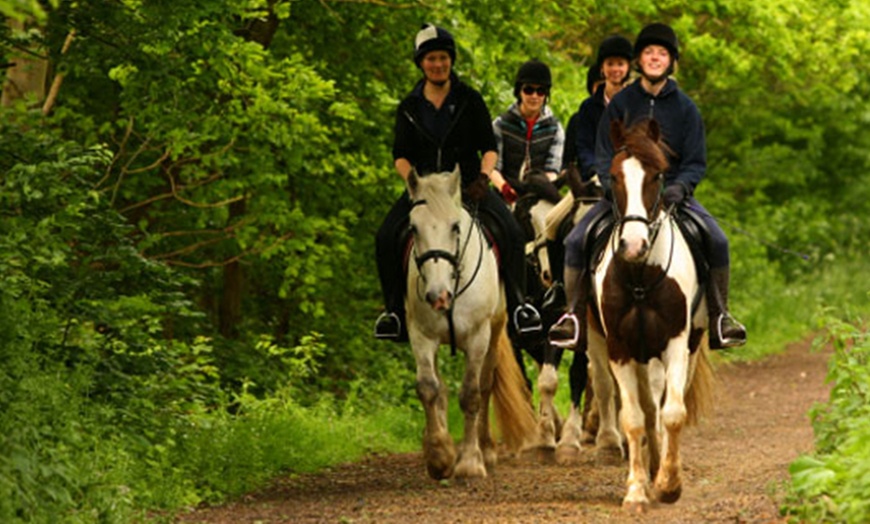 Image 1: Horse Riding With Hot Drink