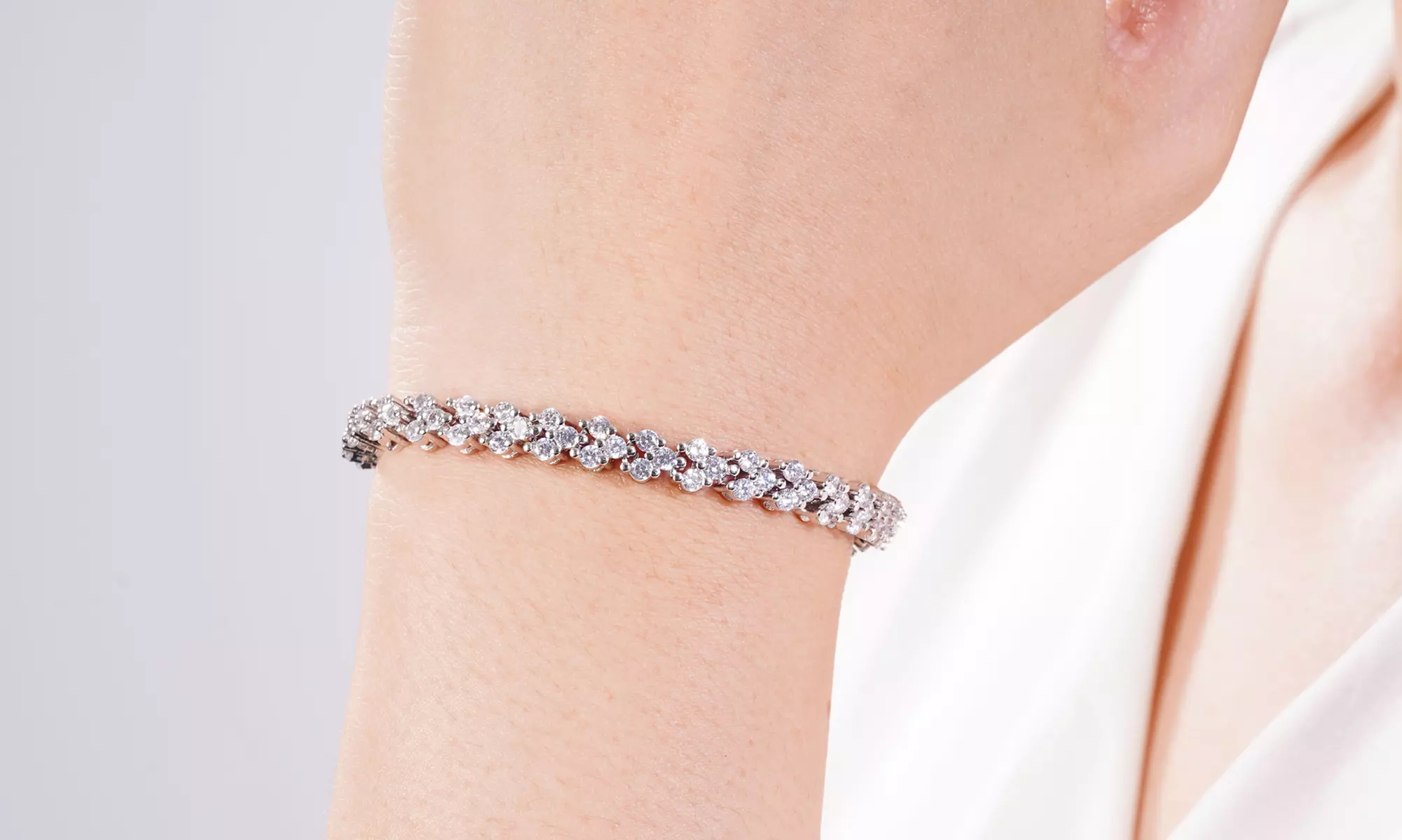 Bracelet Princesse orné de zircons