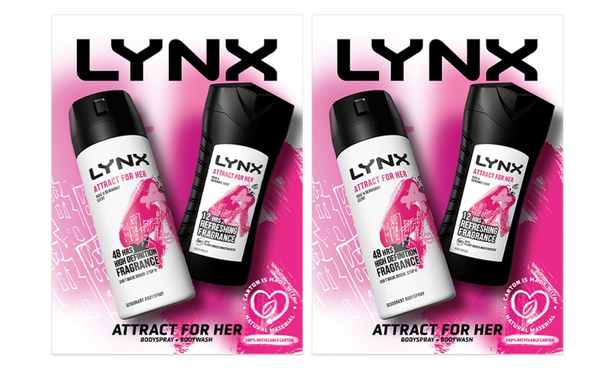 Image 5: Up to Four Lynx Attract for Her Duo Gift Sets