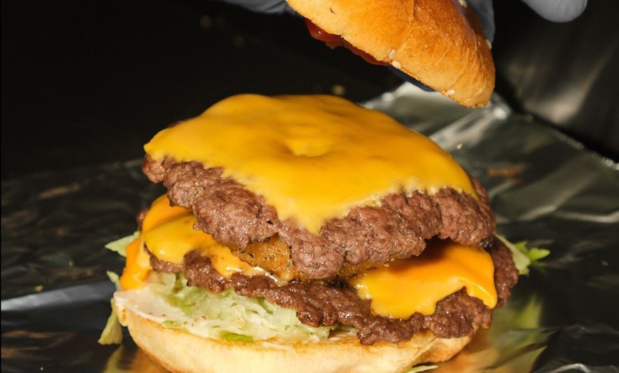 Image 5: Burger, Chips, and Drinks at Hollywood Burgers & Shakes