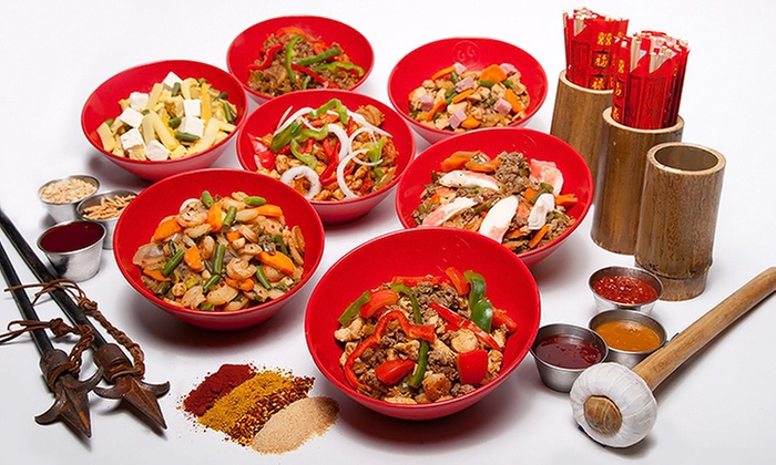 Enjoy Asian dishes with $10 value, valid Monday - Friday