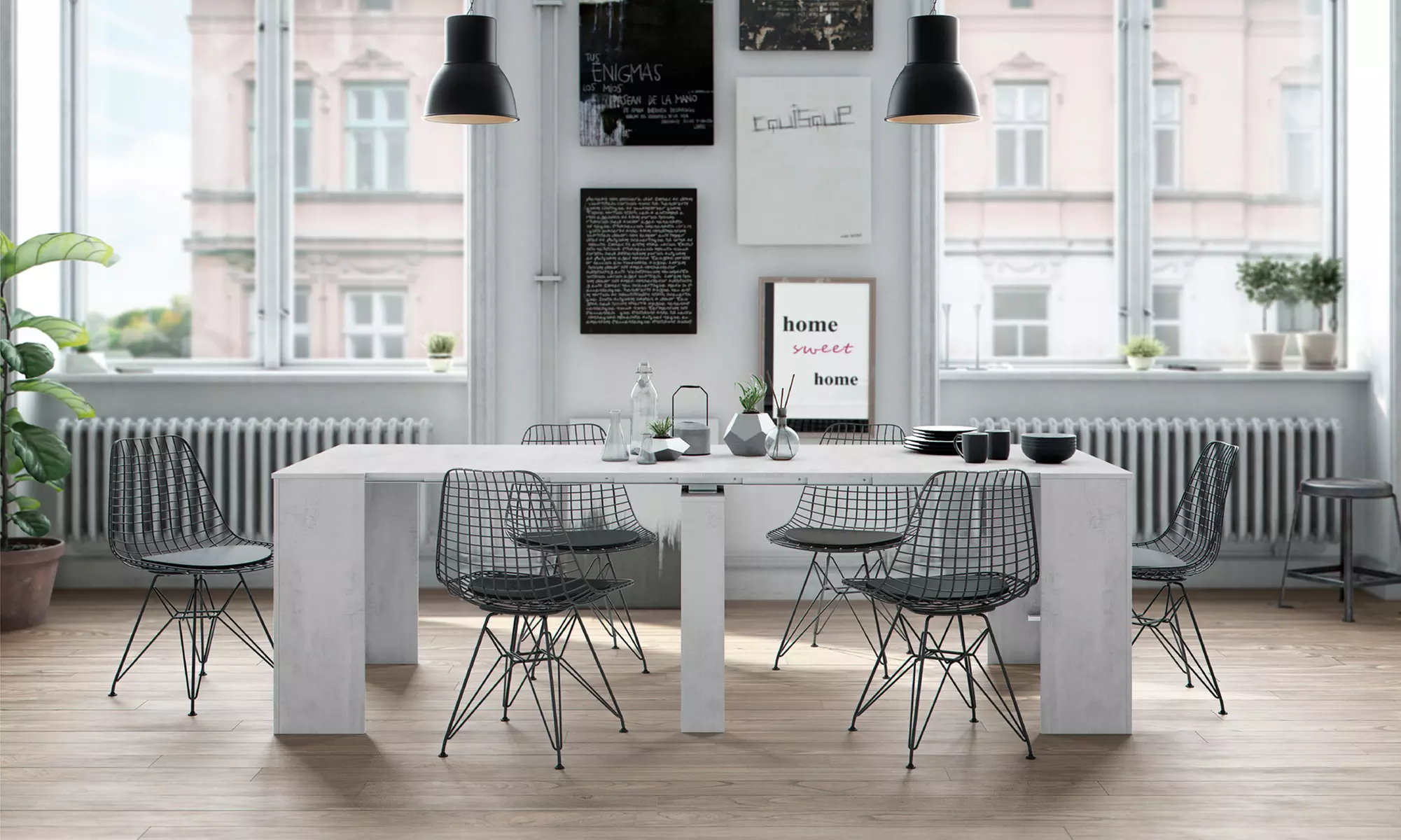 Ausziehbarer Konsolentisch „Prime"