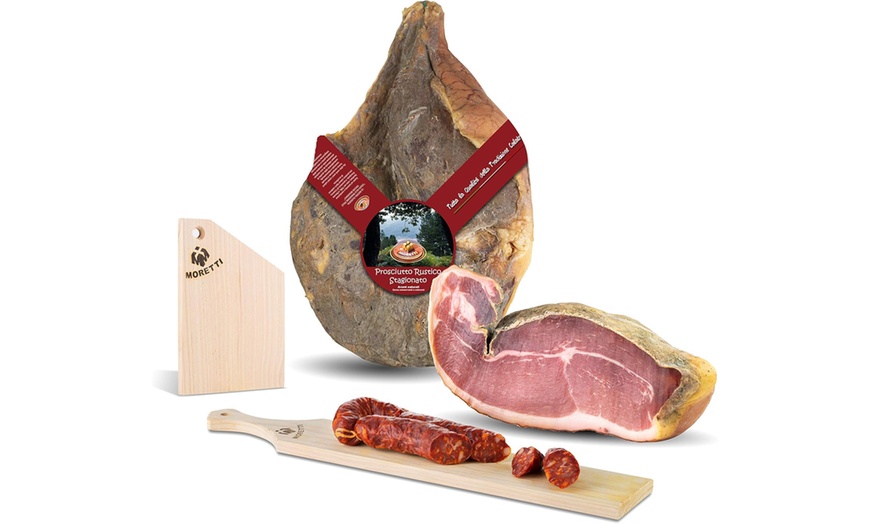 Image 1: Ca. 6,5 kg Prosciutto Crudo im Ganzen (bis zu 14,61 €/ 1 kg)