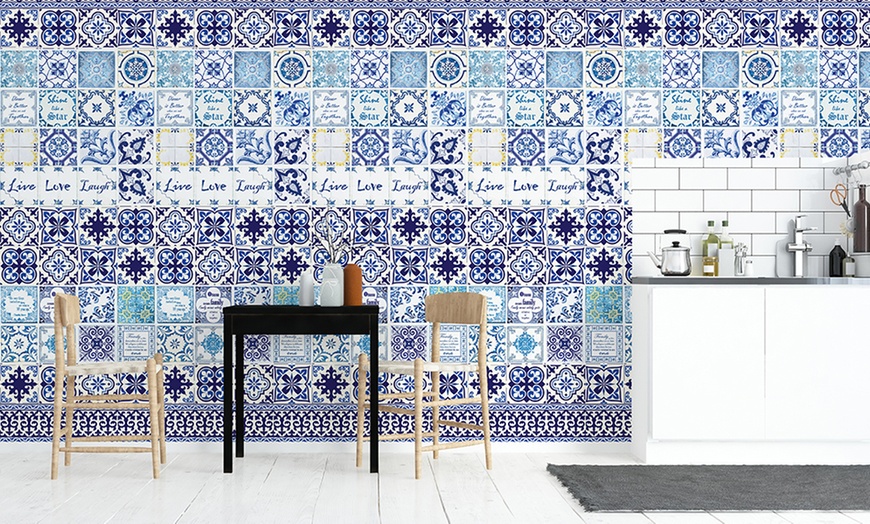 Mosaic Tile Stickers Set | Groupon Goods