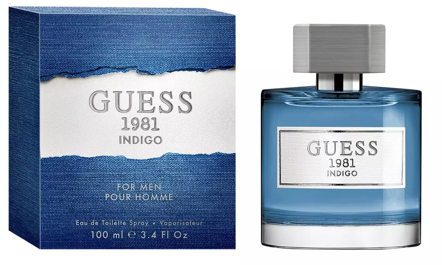 Eau de toilette Indigo 1981 de Guess 100ml pour homme, livraison offerte - Primary Image