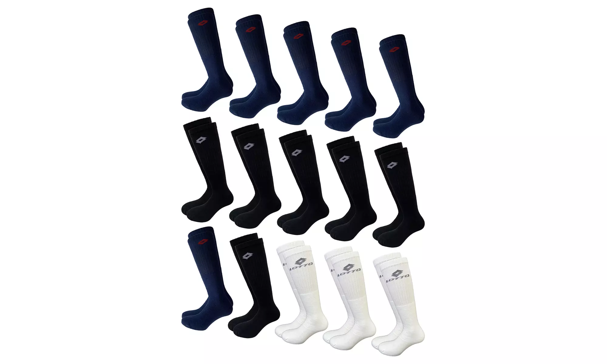 9, 12 o 15 paia di calze da uomo Lotto