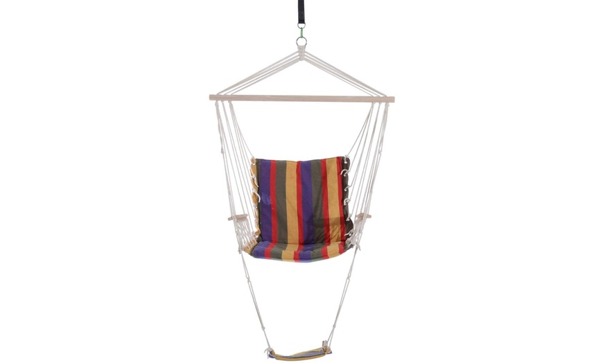 Image 11: Outsunny Hammock Swing Chair