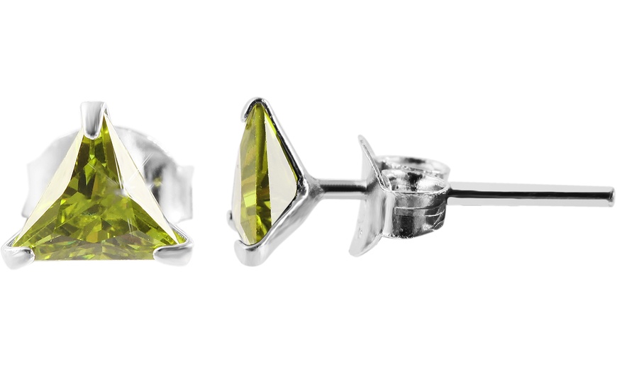 Image 42: 1, 2 ou 3 boucles d'oreilles goujons en argent sterling pour enfants