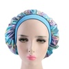 Image 9: Women Satin Night Sleep Cap Hair Bonnet Hat Silk Head Cover Wide Elastic Band