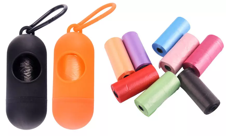 Image 21: Vuilniszakjes met dispenser
