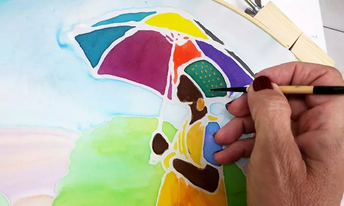 Silk-Painting Class for One, Two, or Four from Claudia Groll (Up to 56% Off) - Primary Image