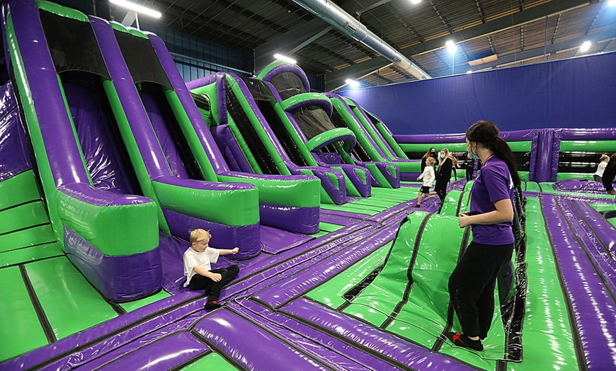 Image 6: Inflatable Jump Sessions at Aura Inflatable Park 