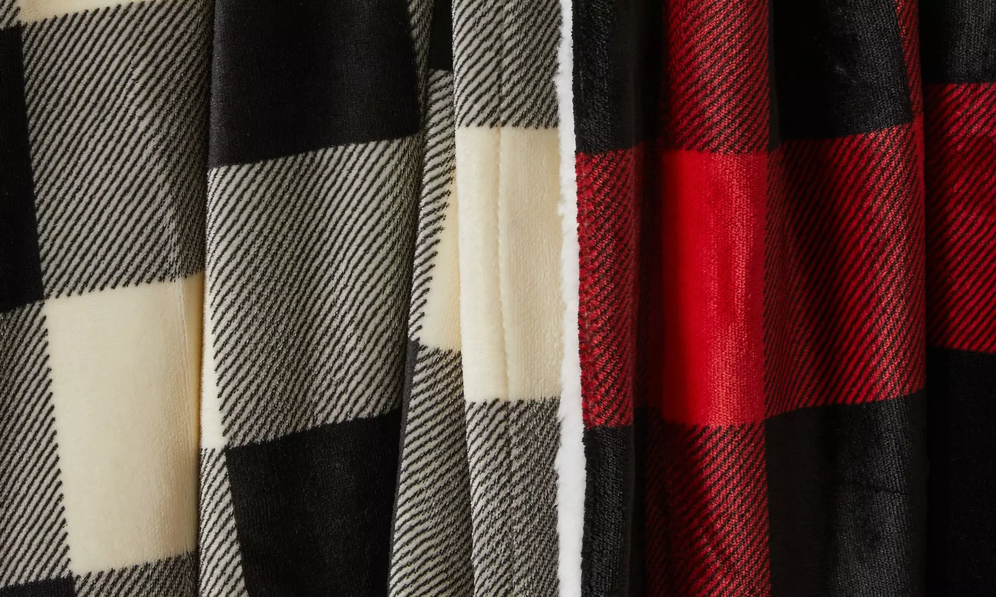 Cozy Plush Velvet & Sherpa Reversible Throw Blanket